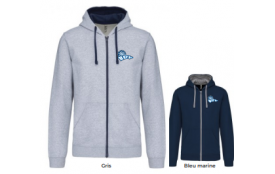 Veste bicolore grise  Adulte