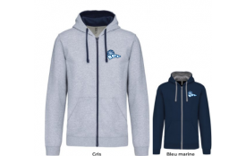 Veste bicolore bleue marine Adulte