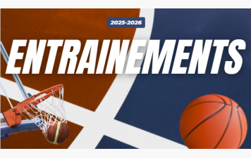 Planning entraînements 2025-2026