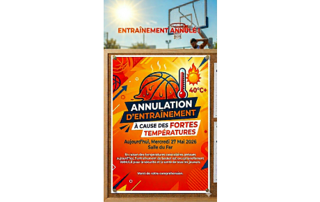 Entrainement annulé