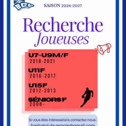 Recherche de joueuse saison 2026-2027